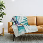 Rainbow Geese Throw Blanket Gallery Image 1