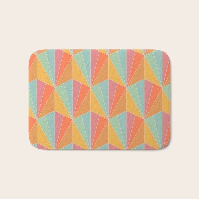 Gisela Color Block Pattern II Bath Mat Gallery Image 1
