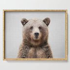 Grizzly Bear - Colorful Serving Tray Gallery Image 1
