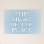 This Must Be The Place Baby Blue Welcome Mat Gallery Image 1