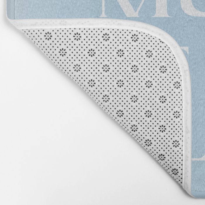 This Must Be The Place Baby Blue Bath Mat Gallery Image 2