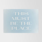This Must Be The Place Baby Blue Rug Gallery Image 2