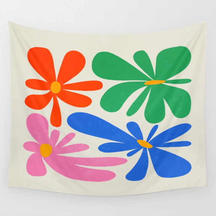 Bloom: Matisse Color Series 01 Wall Tapestry Gallery Image 4