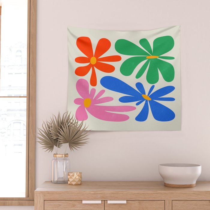 Bloom: Matisse Color Series 01 Wall Tapestry Gallery Image 2