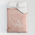 Can I Pet Your Dog - Rose Gold & Blush Palette Duvet Cover Gallery Image 6