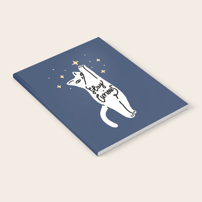 Stay Curious Cat Notebook Gallery Image 2