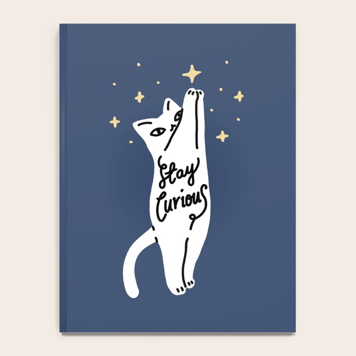 Stay Curious Cat Notebook Gallery Image 4