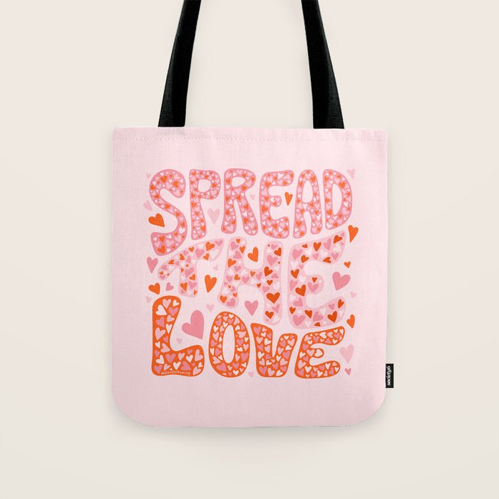 Spread the Love Tote Bag Gallery Image 1