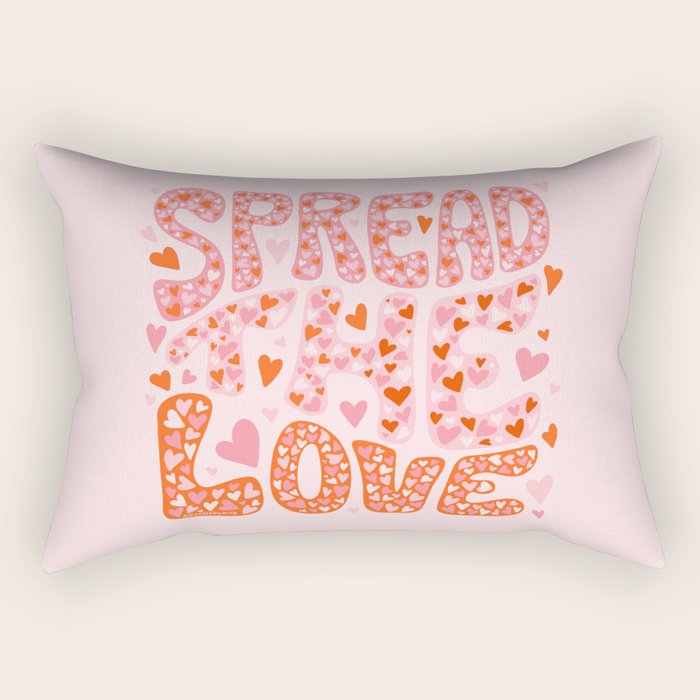 Spread the Love Rectangular Pillow Gallery Image 2
