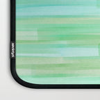 Abstract Watercolor Waves in Ocean Teal Laptop Sleeve Gallery Image 3