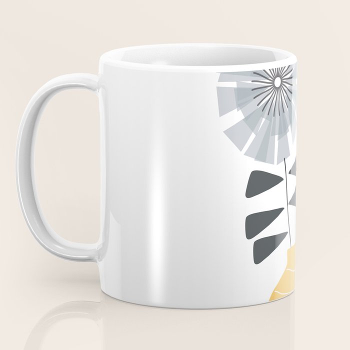 Midcentury Floral  Coffee Mug Gallery Image 3