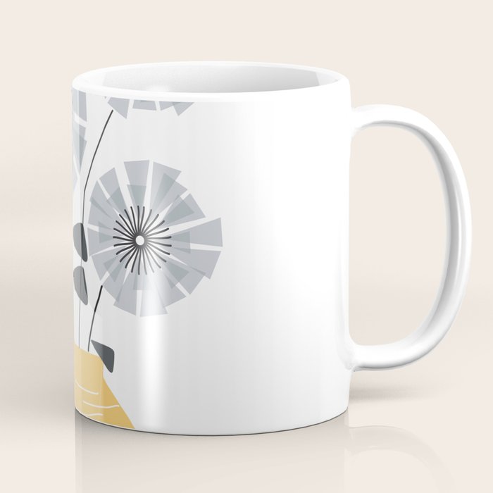 Midcentury Floral  Coffee Mug Gallery Image 1