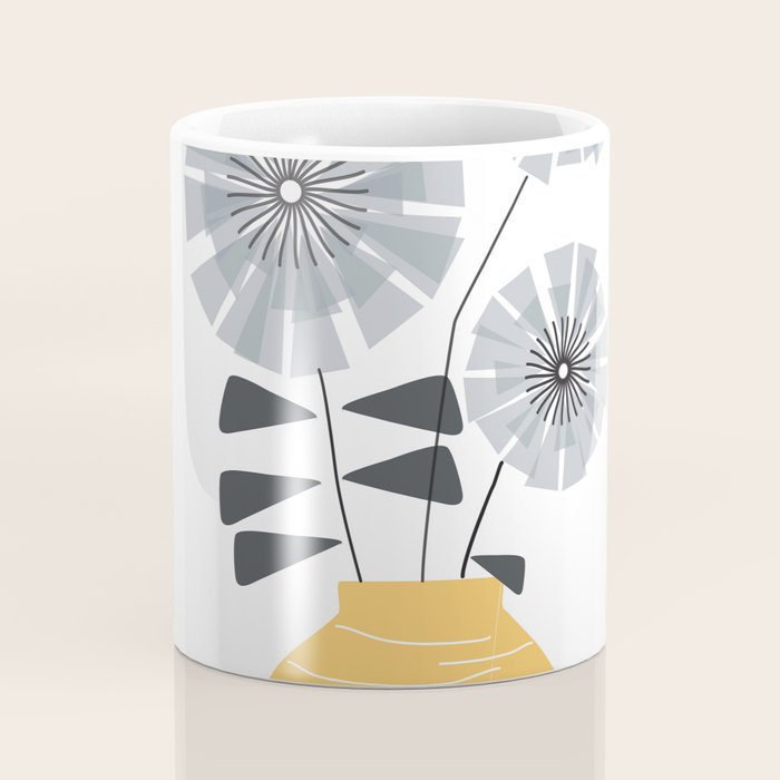 Midcentury Floral  Coffee Mug Gallery Image 4