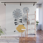 Midcentury Floral  Wall Mural Gallery Image 1