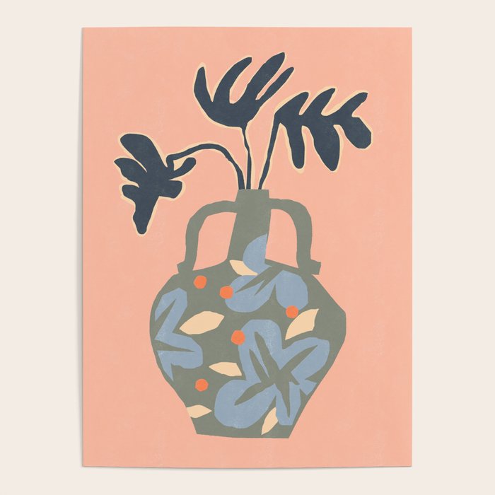 Monstera in the vase Poster Gallery Image 1