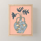Monstera in the vase Mini Art Print Gallery Image 1
