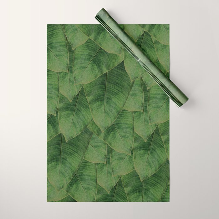 Banana Leaf III Wrapping Paper Gallery Image 1