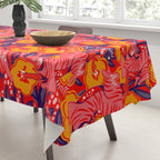 Golden Tiger Tablecloth Gallery Image 3