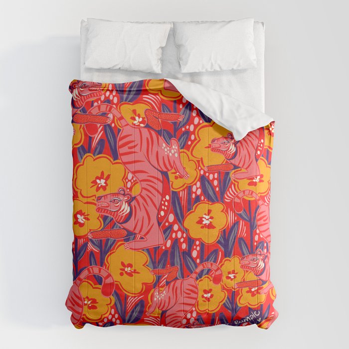 Golden Tiger Comforter Gallery Image 1