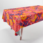 Golden Tiger Tablecloth Gallery Image 1