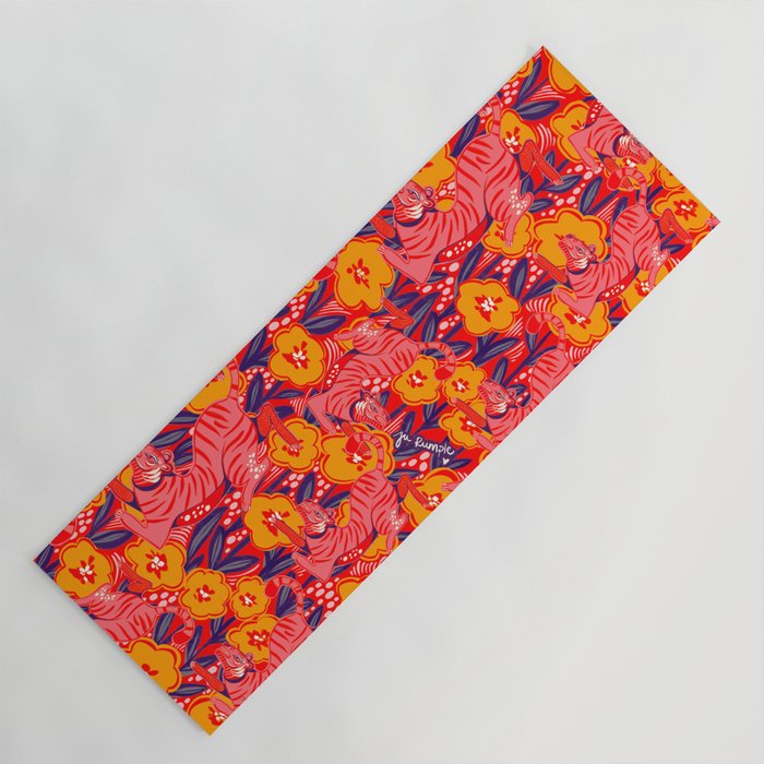 Golden Tiger Yoga Mat Gallery Image 1