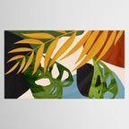 Abstract Tropical Art 2 Tablecloth Gallery Image 2