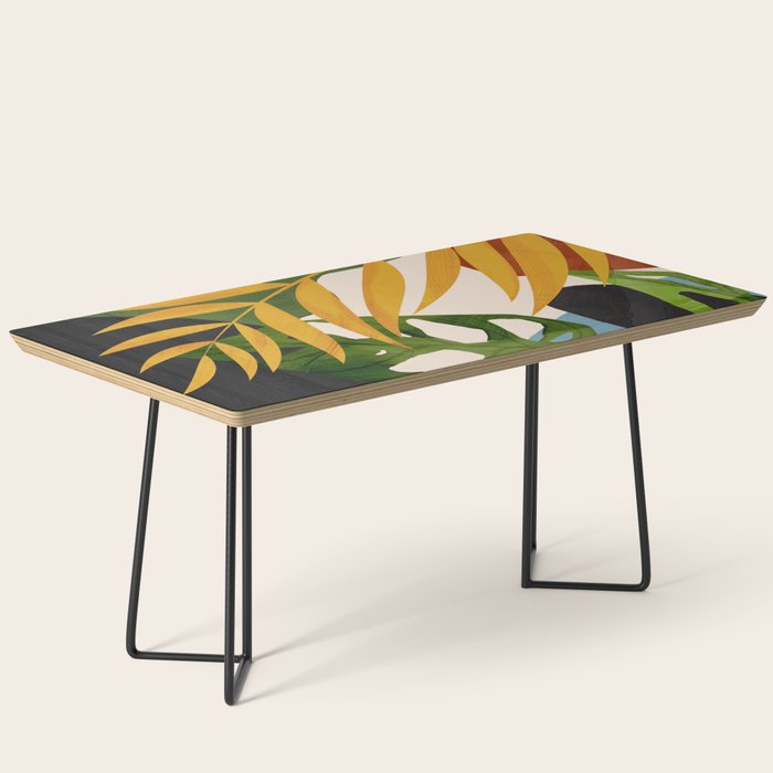 Abstract Tropical Art 2 Coffee Table Gallery Image 1