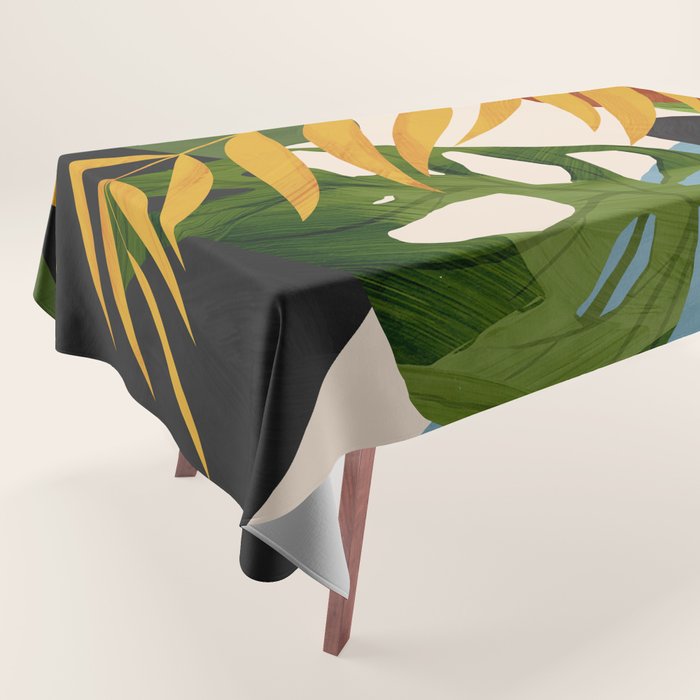 Abstract Tropical Art 2 Tablecloth Gallery Image 1