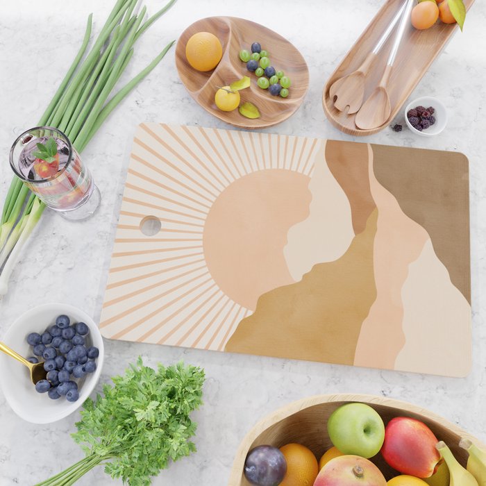 Warm Color Hills Cutting Board Gallery Image 2