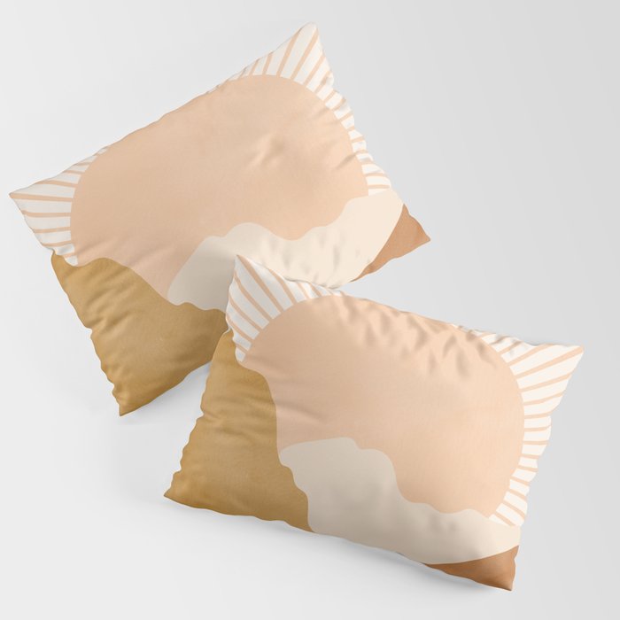 Warm Color Hills Pillow Sham Gallery Image 3