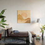 Warm Color Hills Wood Wall Art Gallery Image 2