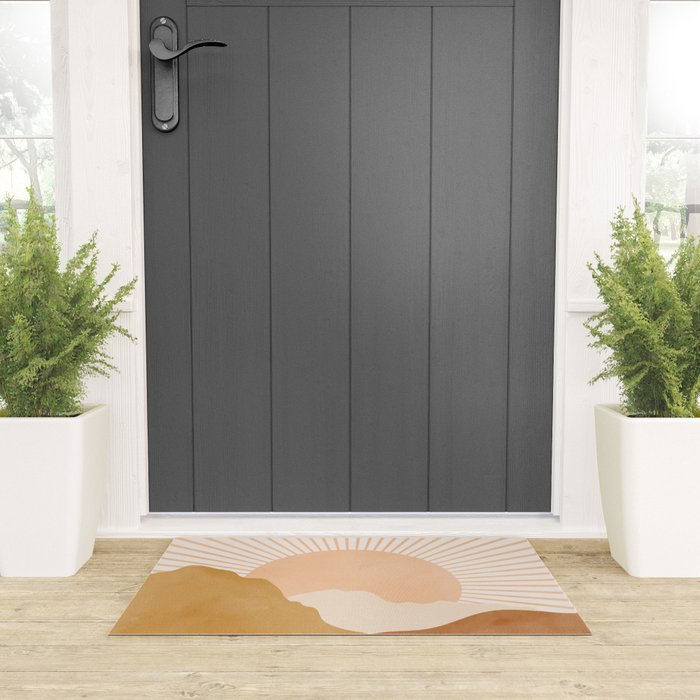Warm Color Hills Welcome Mat Gallery Image 3