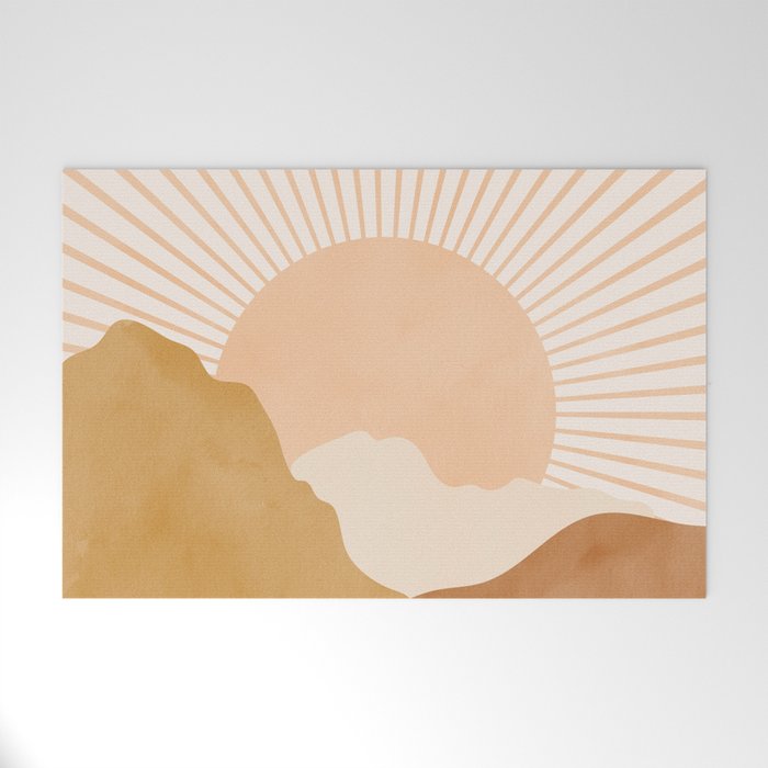 Warm Color Hills Welcome Mat Gallery Image 1