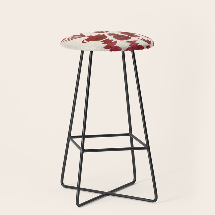 Crimson Village Stool Gallery Image 1