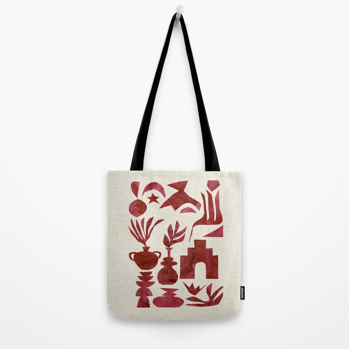 Crimson Village Tote Bag Gallery Image 2