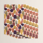 Autumn Trees Pattern Wrapping Paper Gallery Image 3