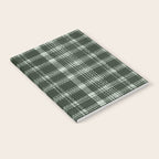 Fall Green Rustic Plaid Notebook Gallery Image 2