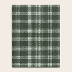 Fall Green Rustic Plaid Notebook Gallery Image 4
