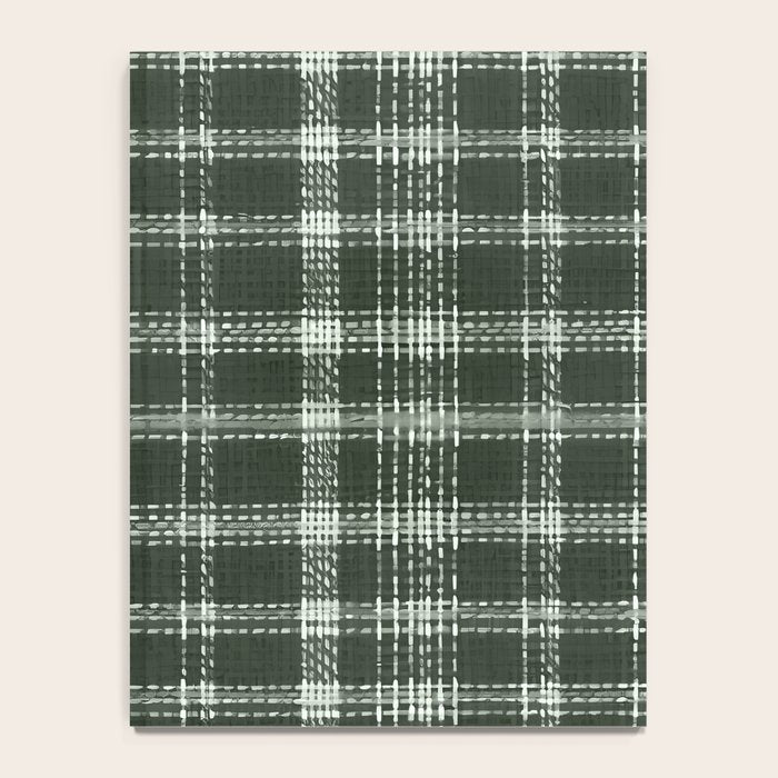 Fall Green Rustic Plaid Notebook Gallery Image 4