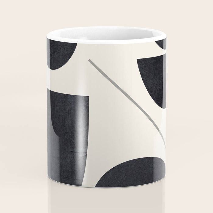 Modern Abstract Minimal Shapes 221 Coffee Mug Gallery Image 4