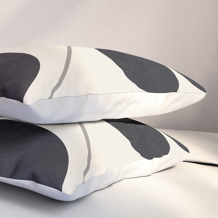 Modern Abstract Minimal Shapes 221 Pillow Sham Gallery Image 3
