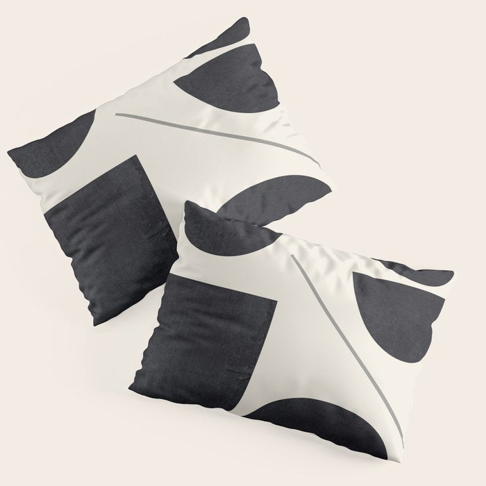 Modern Abstract Minimal Shapes 221 Pillow Sham Gallery Image 3