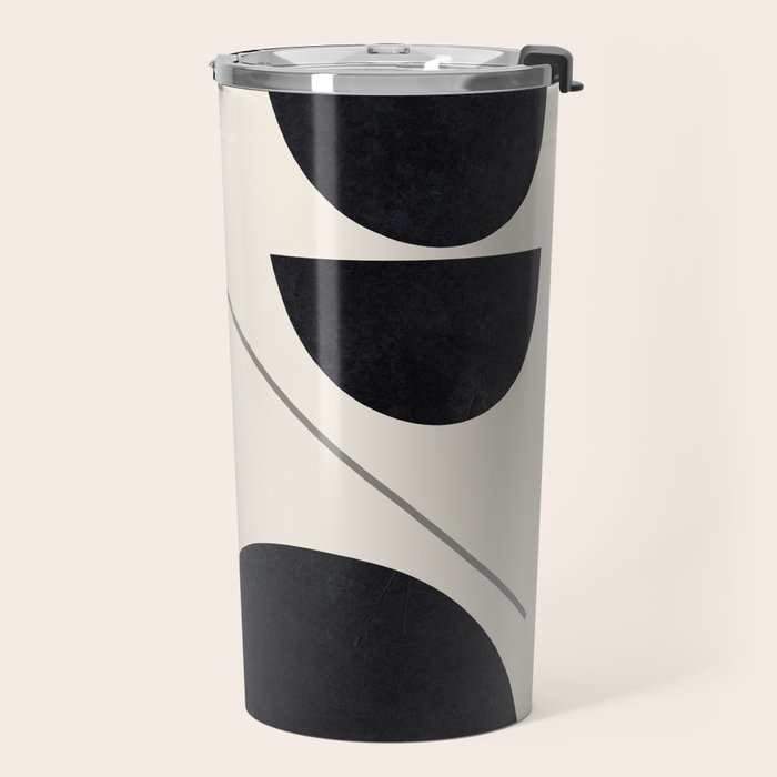 Modern Abstract Minimal Shapes 221 Travel Mug Gallery Image 2