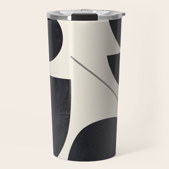 Modern Abstract Minimal Shapes 221 Travel Mug Gallery Image 1