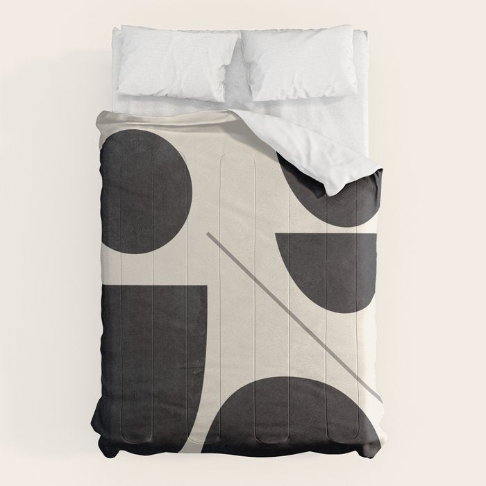 Modern Abstract Minimal Shapes 221 Comforter Gallery Image 6