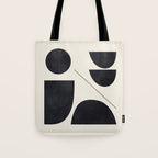 Modern Abstract Minimal Shapes 221 Tote Bag Gallery Image 1