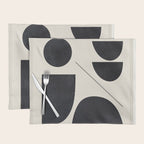 Modern Abstract Minimal Shapes 221 Placemat Gallery Image 1