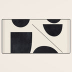 Modern Abstract Minimal Shapes 221 Desk Mat Gallery Image 3