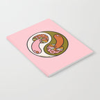 Mushroom Yin Yang Notebook Gallery Image 2