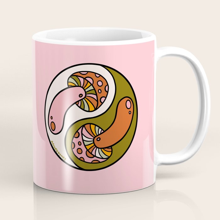 Mushroom Yin Yang Coffee Mug Gallery Image 1
